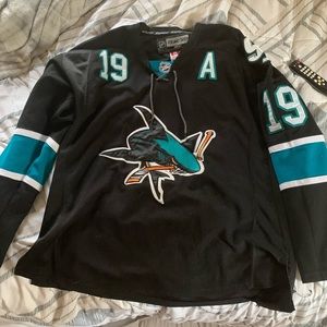 Used San Jose Sharks hockey Jersey Joe Thornton